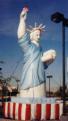 Statue of Liberty parade balloon - This cold-air parade inflatable is a favorite!